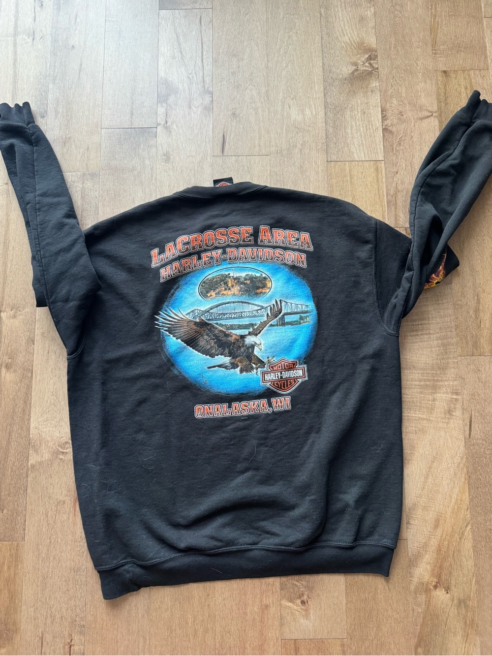 Harley-Davidson crew neck L Y2K - Picture 6 of 9